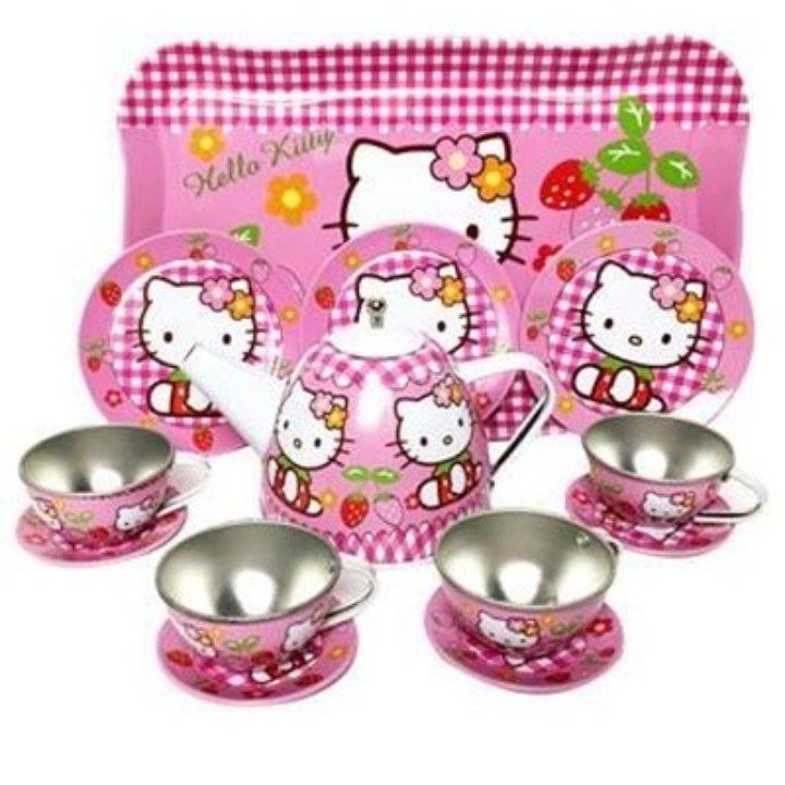 ست چای خوری فلزی کیتی اسباب بازی