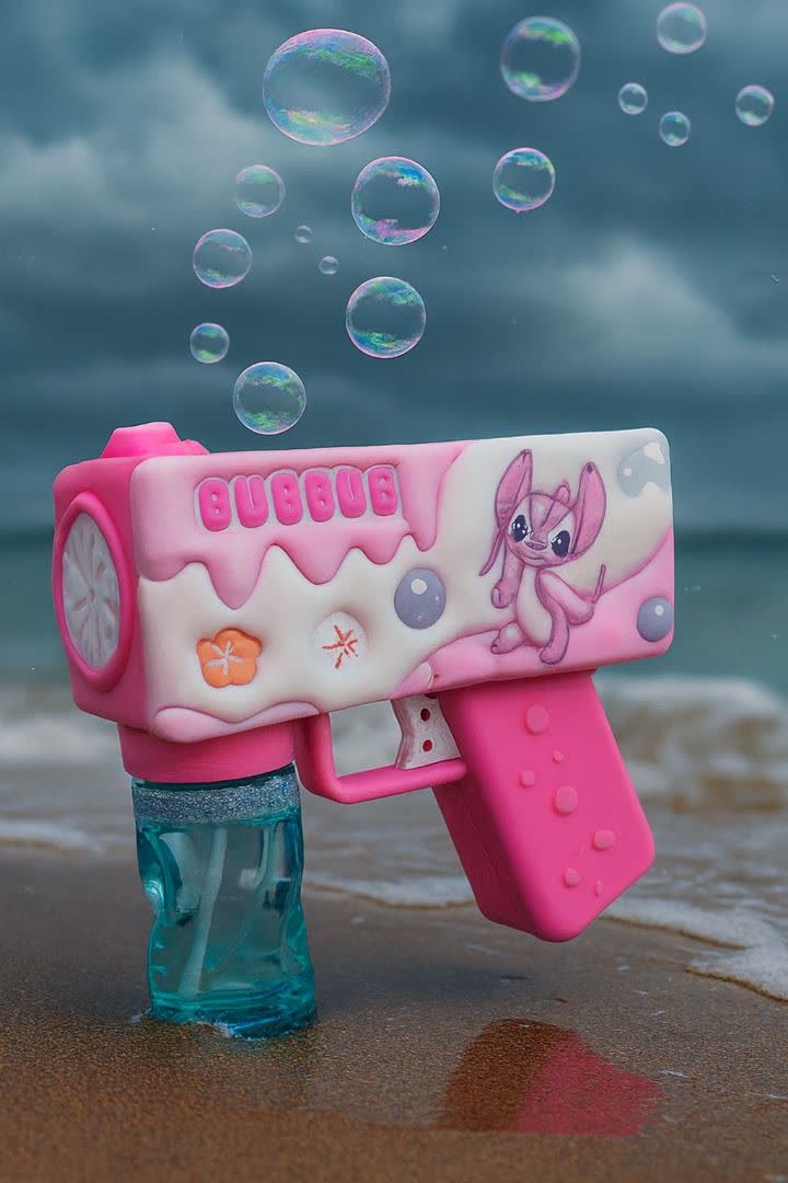 تفنگ حباب ساز استیج چراغدار مدل مخزن دار اتوماتیک جدید