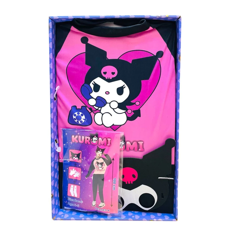 ست لباس شخصیتی کرومی مدل پارچه کشی 4 تکه