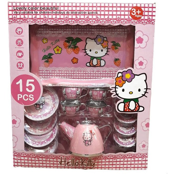 ست چای خوری فلزی کیتی اسباب بازی