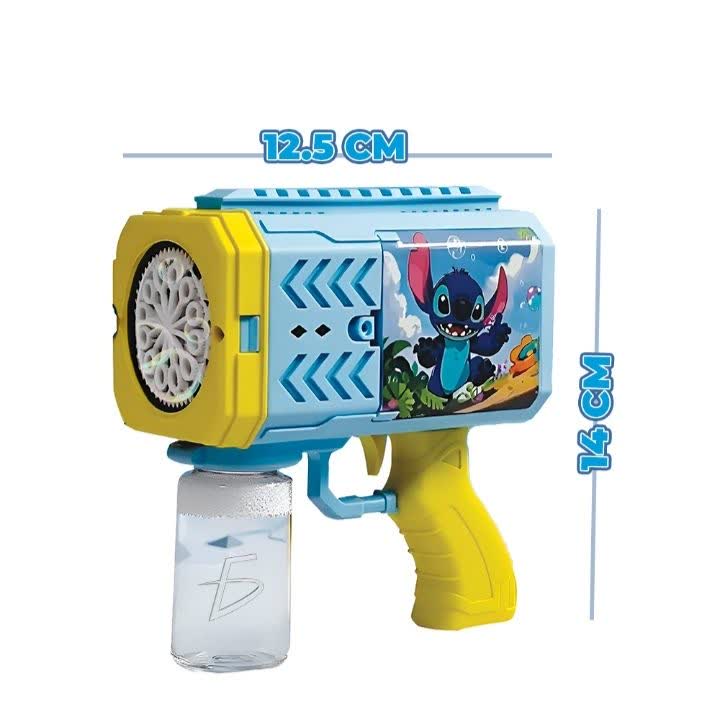 تفنگ حباب ساز مخزن دار اتوماتیک طرح کرومی و استیج