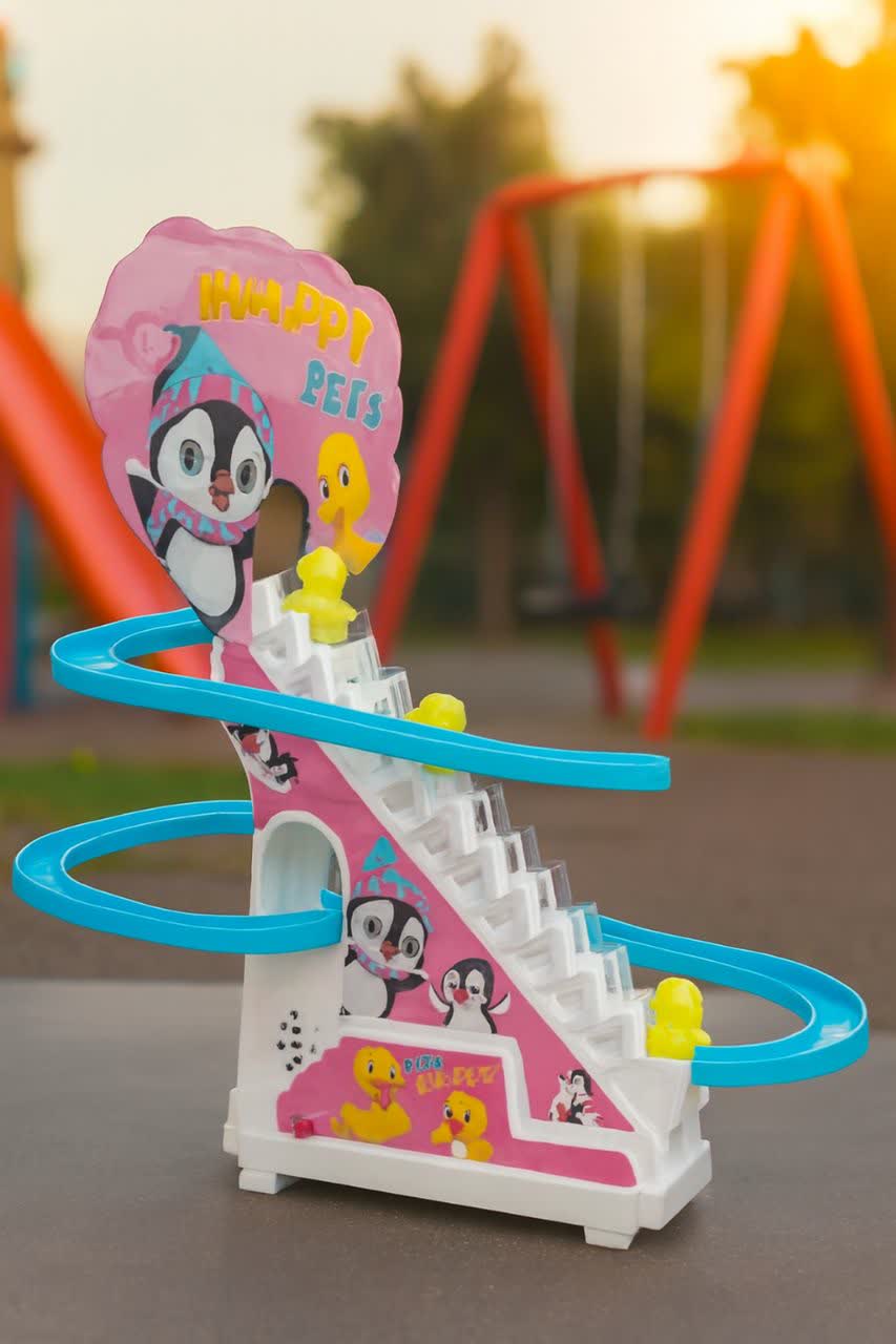 اسباب بازی پله برقی موزیکال جوجه.اردک